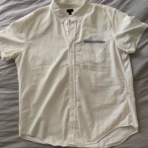 White linen button up